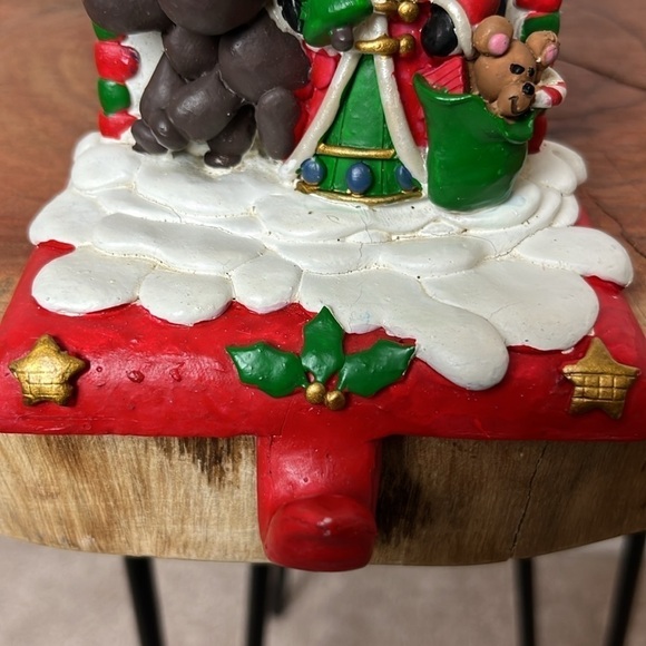 RARE Pair of VIntage Christmas Stocking Holders - Picture 9 of 15